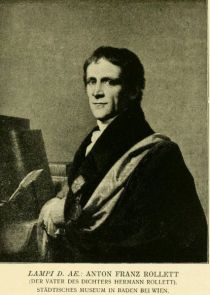 Lampi d. Ä., Porträt des Arztes Anton Rollett