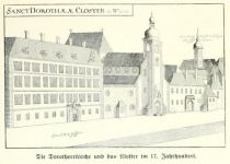 Altwiener-Bilderbuch 021 Die Dorotheerkirche und das Kloster im 17. Jahrhundert
