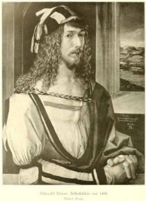 088 Albrecht Dürer. Selbstbildnis von 1498. Madrid, Prado. 