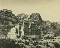 Tafel 10. Wâdi Mûsa. Der Tempel Kasr Fir ûn in Petra. 