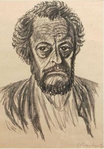 Prof. Ernst Barlach, Bildhauer, Grafiker, Schriftsteller (1870-1938)