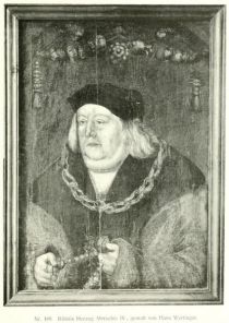189. Bildnis Herzog Albrechts IV., gemalt von Hans Wertinger
