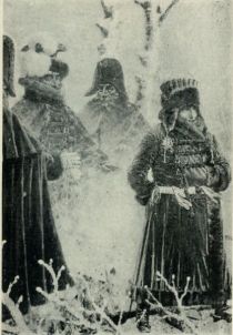 Napoleon mit seinen Generalen: Bertier, Murat, Rapp 