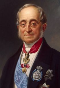 Nesselrode, Karl Robert Graf von (1780-1862) russischer Diplomat, Außenminister und Kanzler