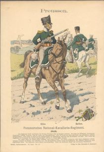 Pommersches National-Kavallerie-Regiment. Preußen.