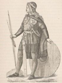 Bild eines nordischen Kriegers (Rekonstruktion)