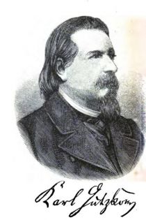 Karl Ferdinand Gutzkow (1811-1878), deutscher Schriftsteller, Dramatiker und Journalist