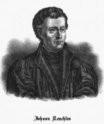 Johann Reuchlin (1455-1522), deutscher Philosoph, Humanist und bedeutenster deutscher Hebraist