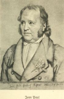 Jean Paul (1763-1825), deutscher Schriftsteller der Klassik und Romantik