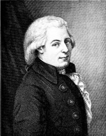 Wolgang Amadeus Mozart (1756-1791), österreichischer Komponist zur Zeit Börnes