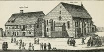 Alte und neue Schule zu Fürth im Jahre 1705