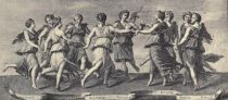 Tanz des Apollo mit seinen Musen