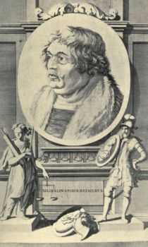 Wilibald Pirckheimer (1470-1530), berühmter deutscher Humanist