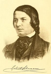 Robert Schumann (1810-1856), deutscher Komponist und Pianist