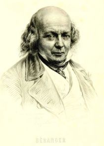 Beranger Pierre-Jean (1780-1857), französischer Lyriker und Liedertexter
