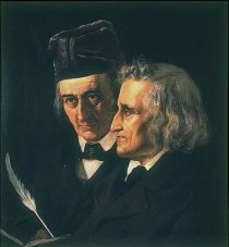 Brüder Wilhelm (1786-1859) und Jacob Grimm (1785-1863)