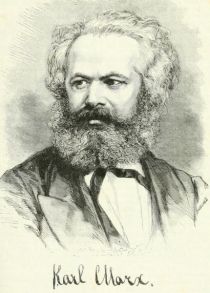Karl Marx (1818-1883), englischer Philosoph