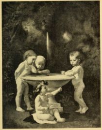 022. Mannheim - Kunsthalle - Anselm Feuerbach (1829-1880) - Kinder am Brunnen.