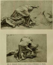 Abb. 010. Grünewald, Entwurf zu einem Christus in Gethsemane (?), Dresden