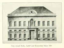 BB 046 Braunschweig, Krahe Peter Joseph, Aufriss zum Krauseschen Hause 1808
