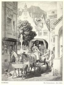 077 Schwind, Die Hochzeitsreise (um 1862)