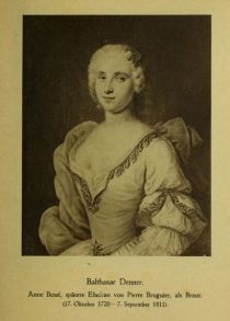 004 Balthasar Denner. Anne Boué, spätere Ehefrau von Pierre Bruguier, als Braut (17. Oktober 1720- 7. September 1811)