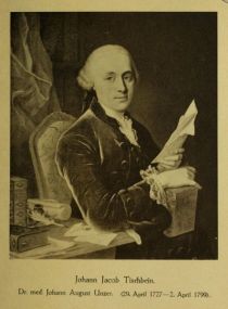 007 Johann Jacob Tischbein. Dr. med. Johann August Unzer. (29. April 1727-2. April 1799)
