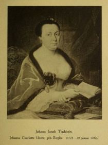 008 Johann Jacob Tischbein. Johanna Charlotte Unzer, geb. Ziegler. (1724-29. Januar 1782)