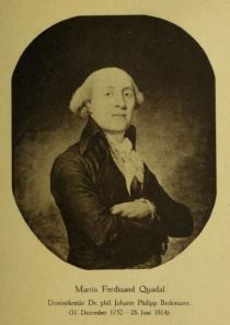 013 Martin Ferdinand Quadal. Domsekretär Dr. phil. Johann Philipp Beckmann. (31. Dezember 1752-28. Juni 1814)