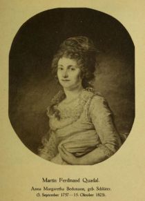 014 Martin Ferdinand Quadal. Anna Margaretha Beckmann, geb. Schlüter. (3. September 1757-15. Oktober 1825)
