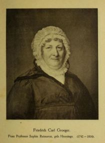035 Friedrich Carl Groeger. Frau Professor Sophie Reimarus, geb. Hennings. (1742-1816)