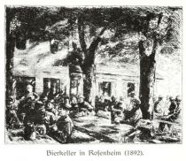 Liebermann, Max - Bierkeller in Rosenheim (1892)