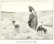 Liebermann, Max - Frau mit den Ziegen (1890)