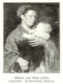 Liebermann, Max - Mutter und Kind (1878)