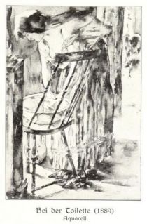 Ury, Lesser - Bei der Toilette (1889)