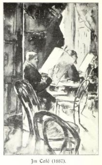 Ury, Lesser - Im Café (1887)