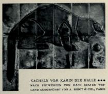 011 Hans Beatus Wieland-München, Haus Henkell in Wiesbaden, Kacheln vom Kamin der Halle
