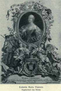005 Kaiserin Maria Theresia Kupferstich von Nilson