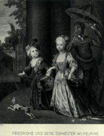 Friedrich II. und seine Schwester Wilhelmine