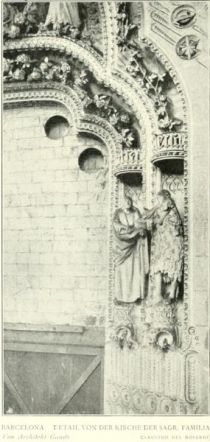006 Barcelona – Detail von der Kirche der Sagrada-Familia
