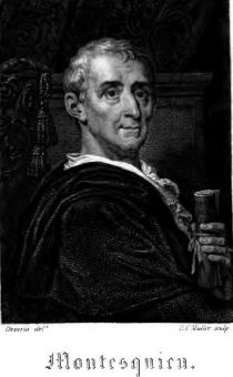 Montesquie (1689-1755), französischer Schriftsteller