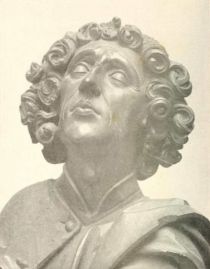 42. Evangelist Johannes. Nürnberger Holzskulptur um 1500