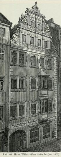 Abb. 40 Haus Wilsdrufferstraße 14 (um 1660)
