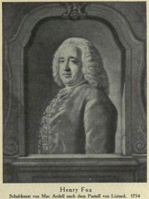 010. Henry Fox. Schabkunst von Mac Ardell nach dem Pastell von Liotard. 1734