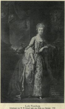 017. Lady Nuneham. Schabkanst von W. W. Ryland nach dem Bilde von Falcooet 1769
