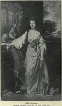020. Lady Stanhope. Schabkunst von James Watson nach dem Bilde von Reynolds