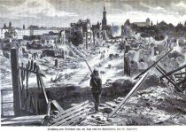 Straßburg vom Steintor aus, am Tage nach der Kapitulation dem, 28.09.1870
