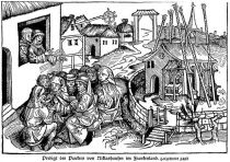 DBK 1525 002 Predigt des Paukers von Niklashausen im Frankenland 1493