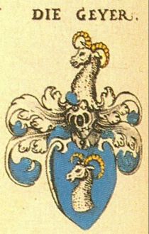 Wappen der Familie Geyer nach Siebmachers Wappenbuch