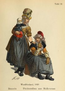 031 Bäuerin, Pächtersfrau aus Molkverum, Westfriesland, 1820